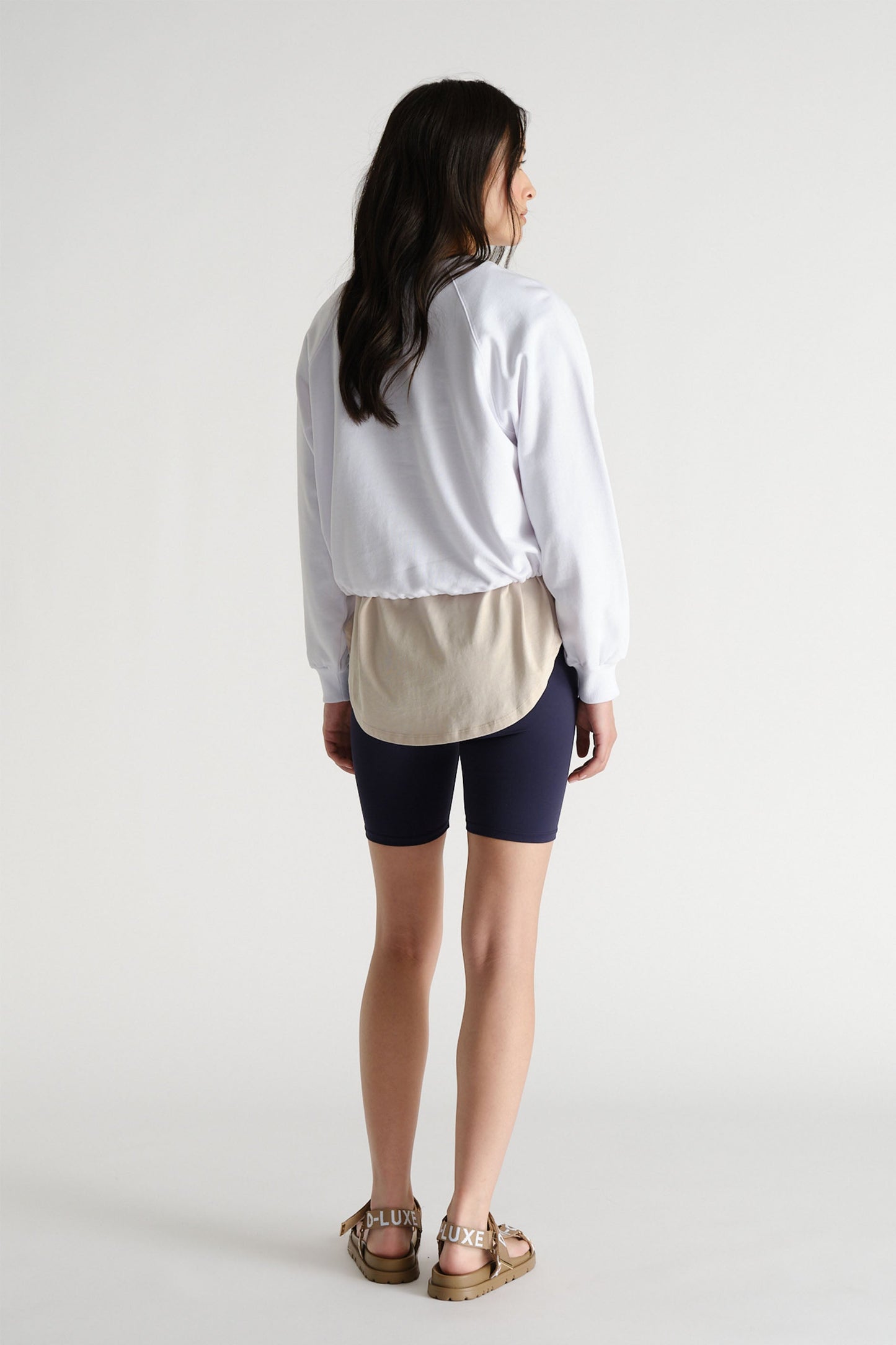 D-Luxe Logo Drawcord Sweat