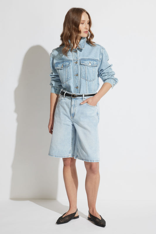 Cleo Longline Denim Short