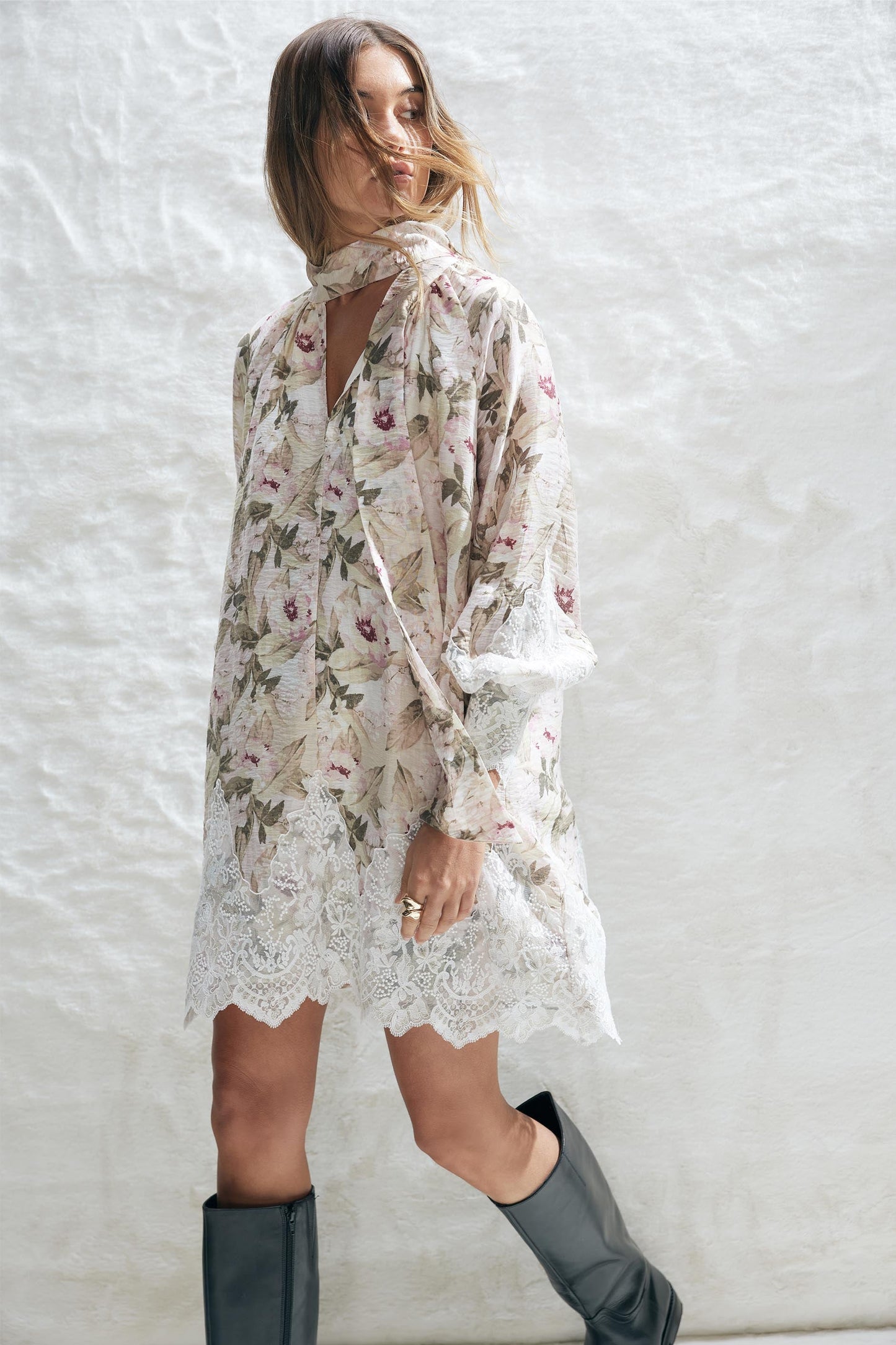 Hilary Lace Mini Dress