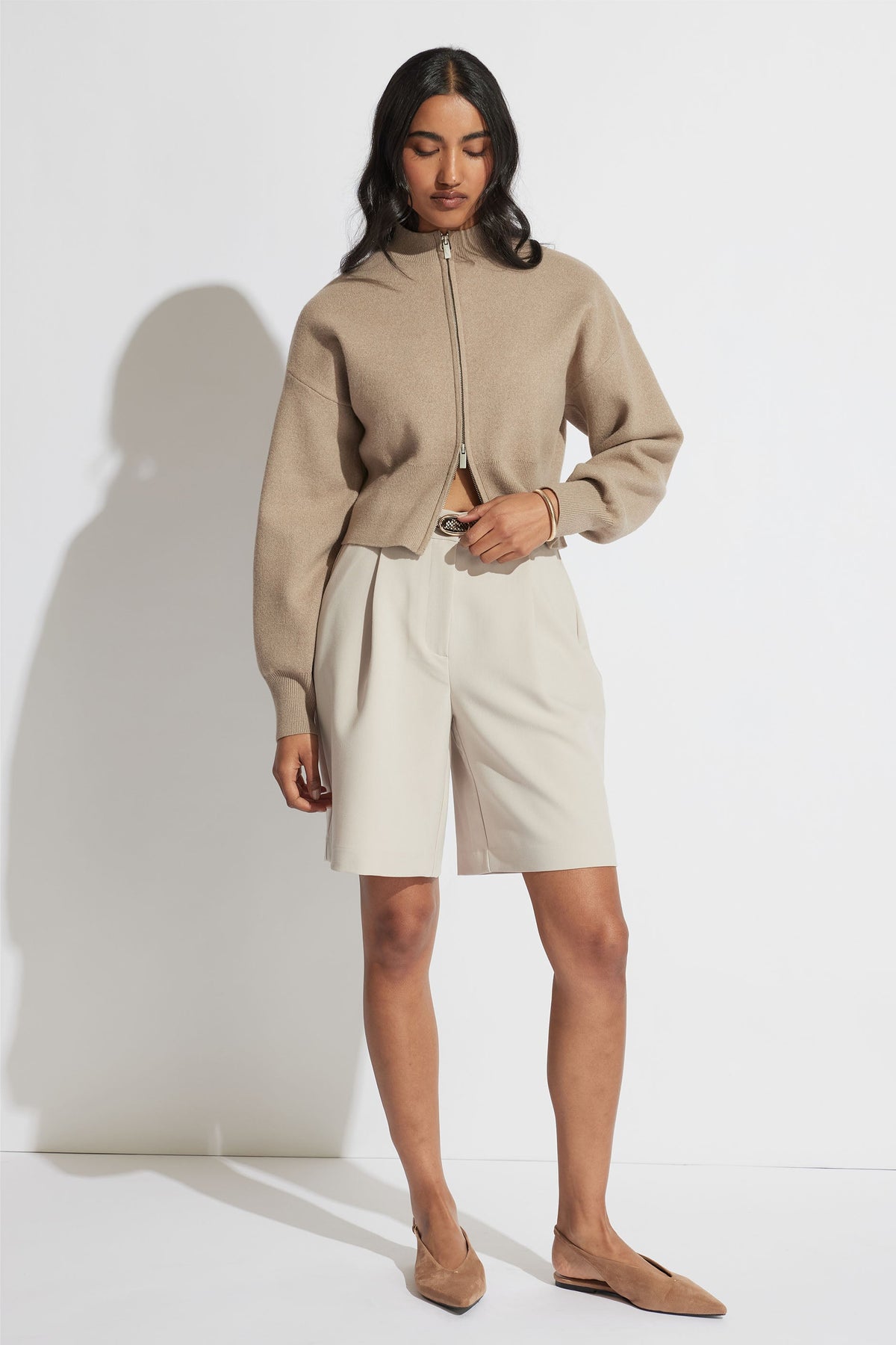Zoey Zip Knit Jumper
