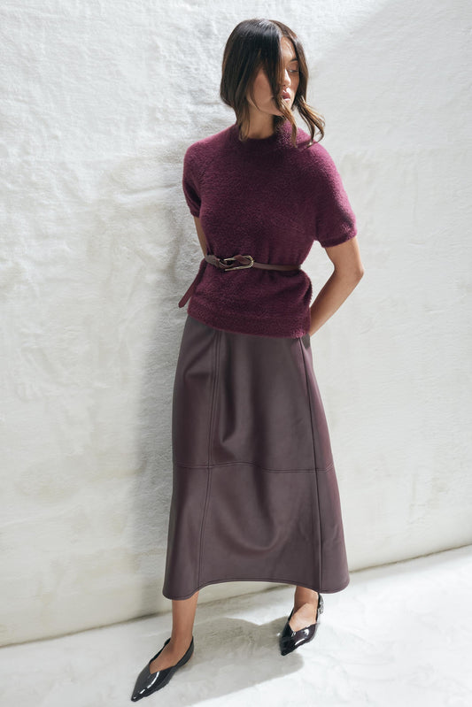 Lulu Fluffy Knit Tee