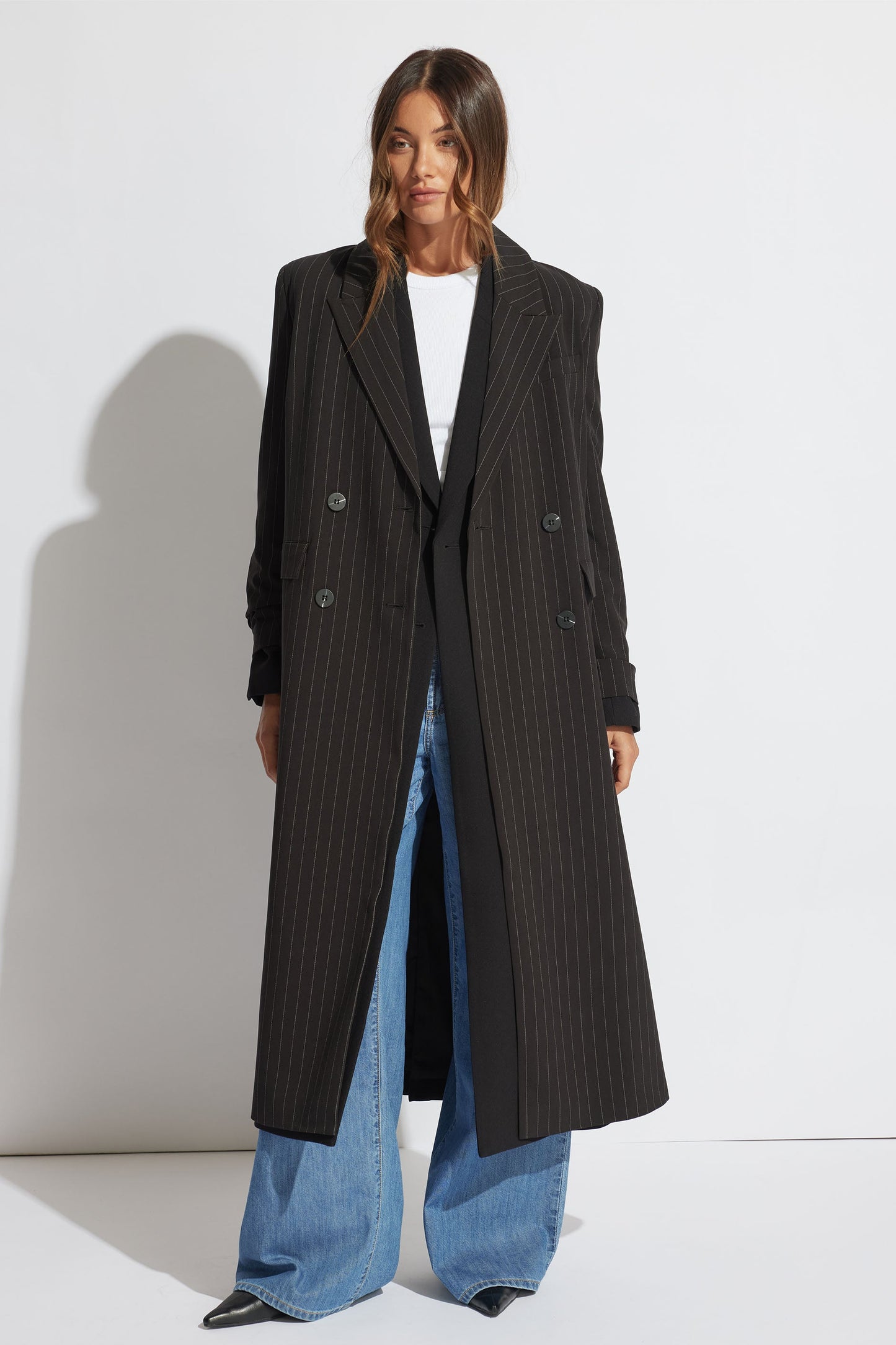 Alexander Maxi Length Blazer
