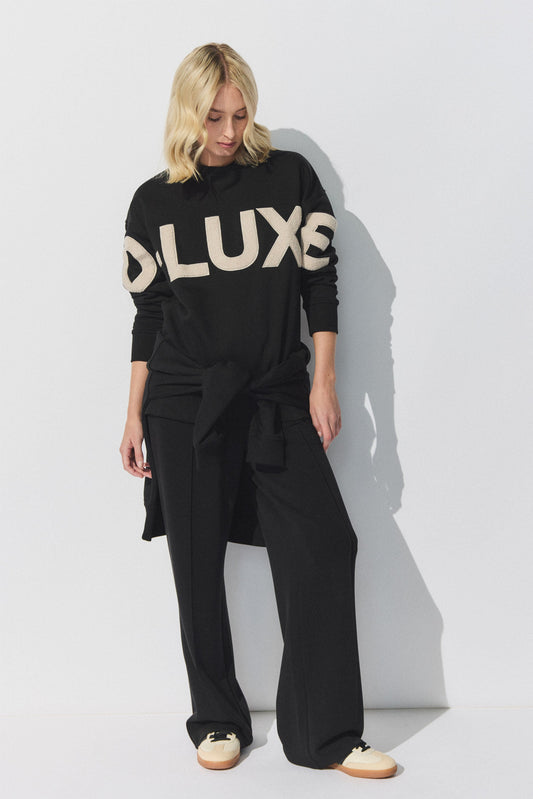 D-Luxe Boucle Logo Sweat