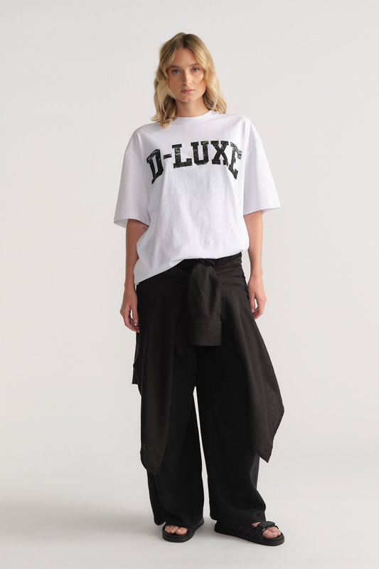 D-Luxe Distressed Logo Tee
