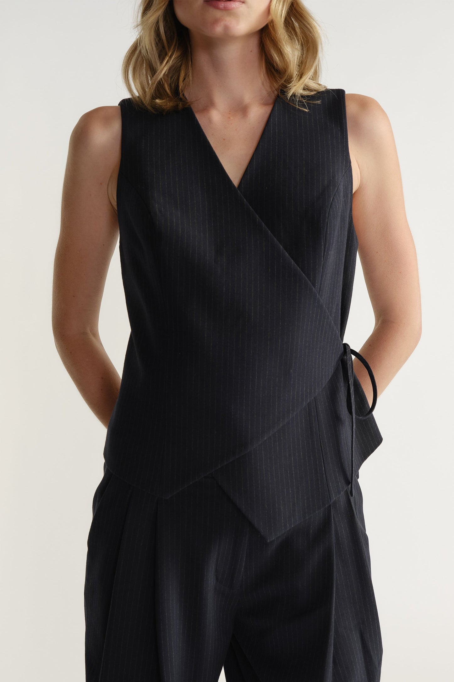 Clara Side Tie Vest