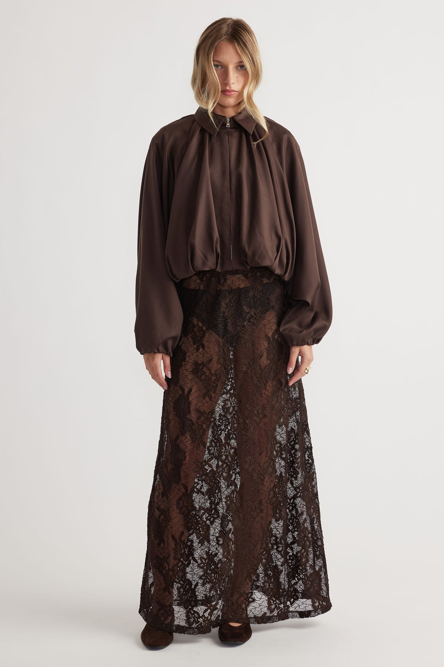 Lace Maxi Skirt