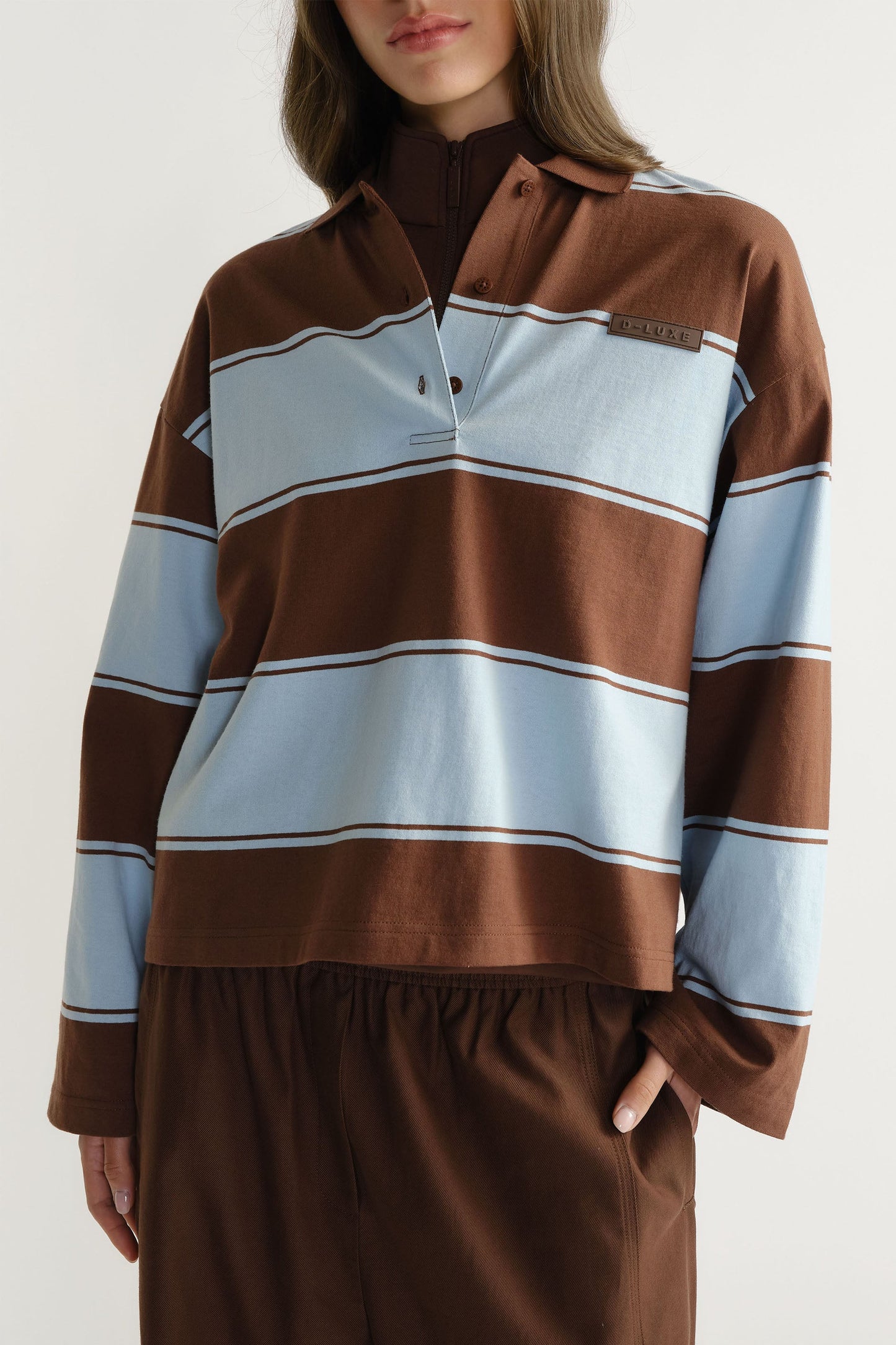 D-Luxe Stripe Polo