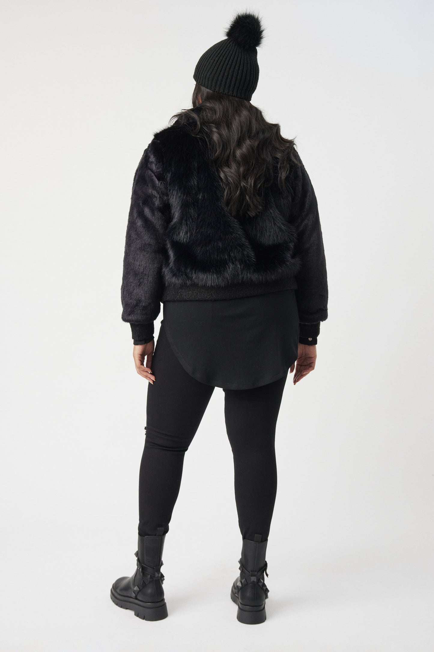 Alaska Faux Fur Bomber Jacket