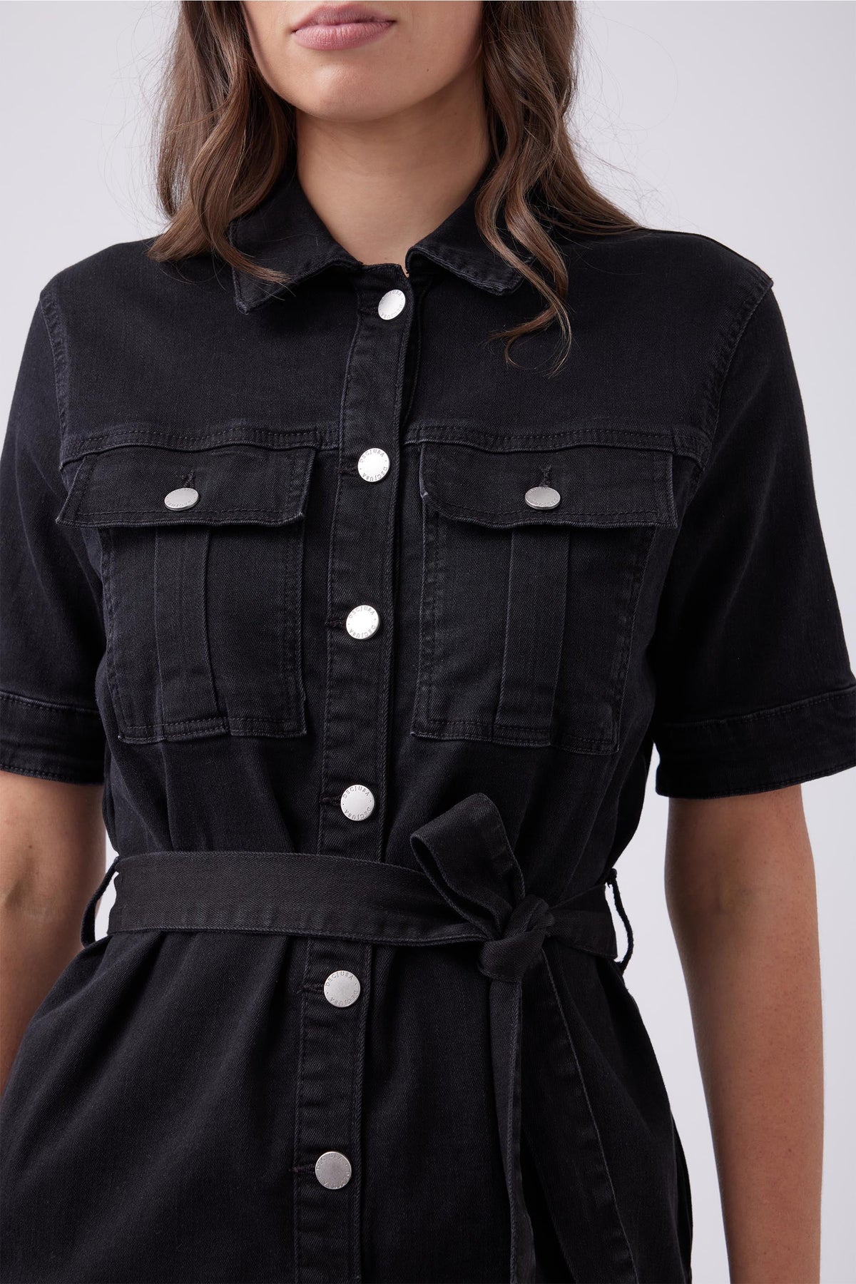 Piper Button Down Denim Dress