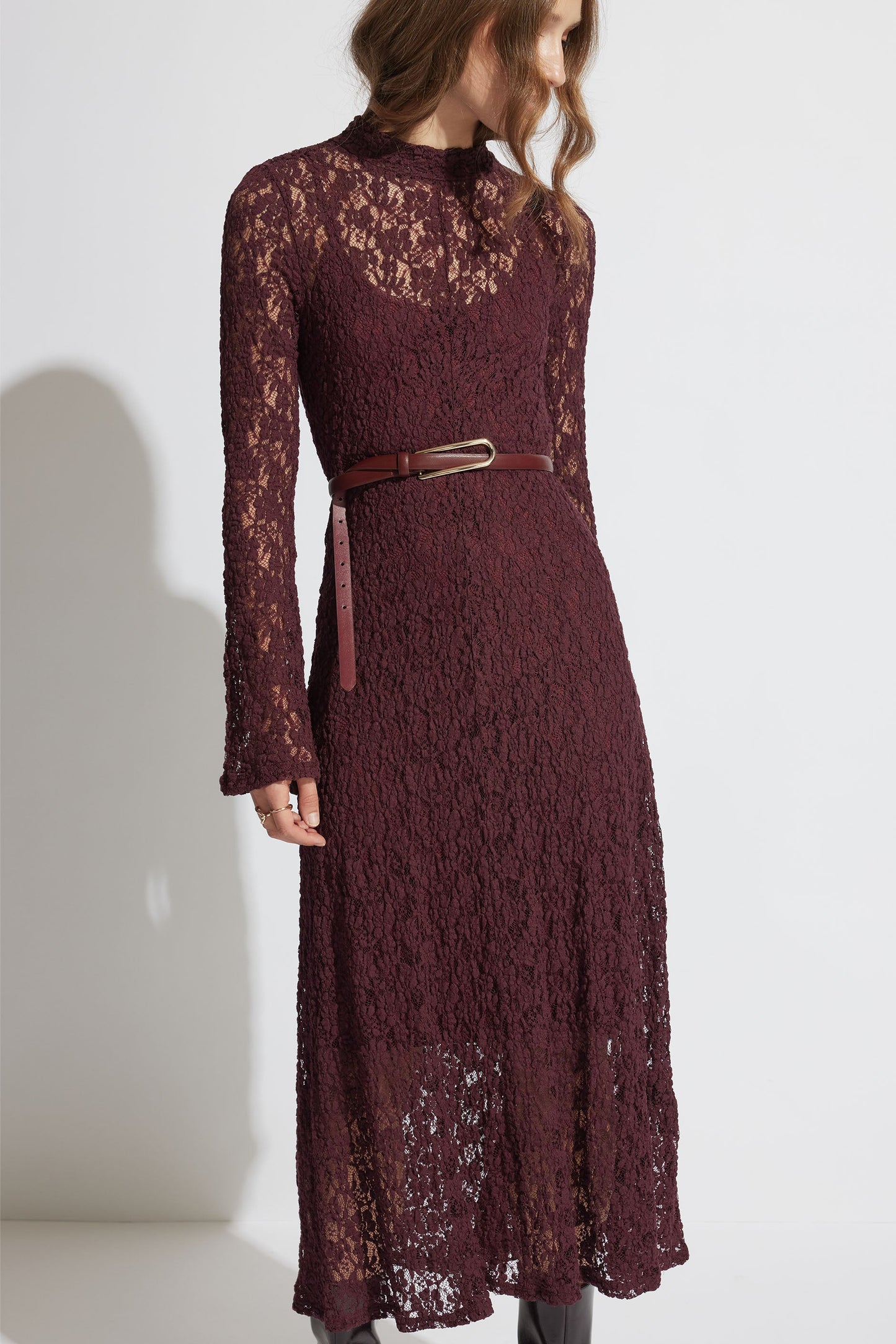 Rachel Lace Midi Dress