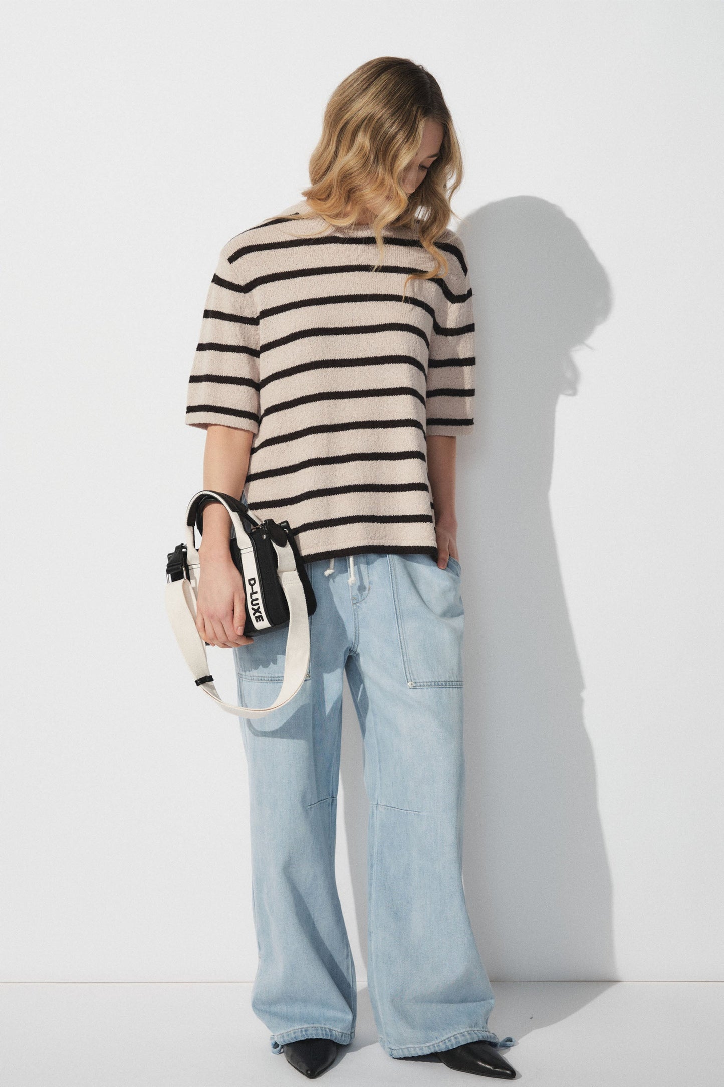 D-Luxe Knit Boxy Tee