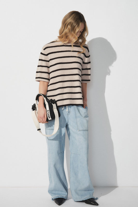 D-Luxe Knit Boxy Tee