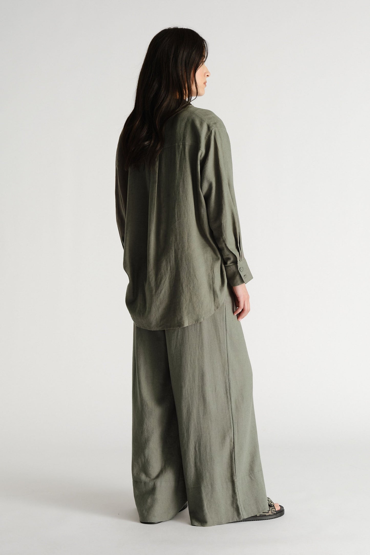 D-Luxe Linen Blend LS Shirt