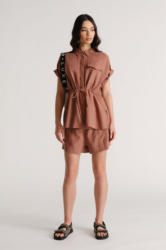 D-Luxe Linen Blend Short
