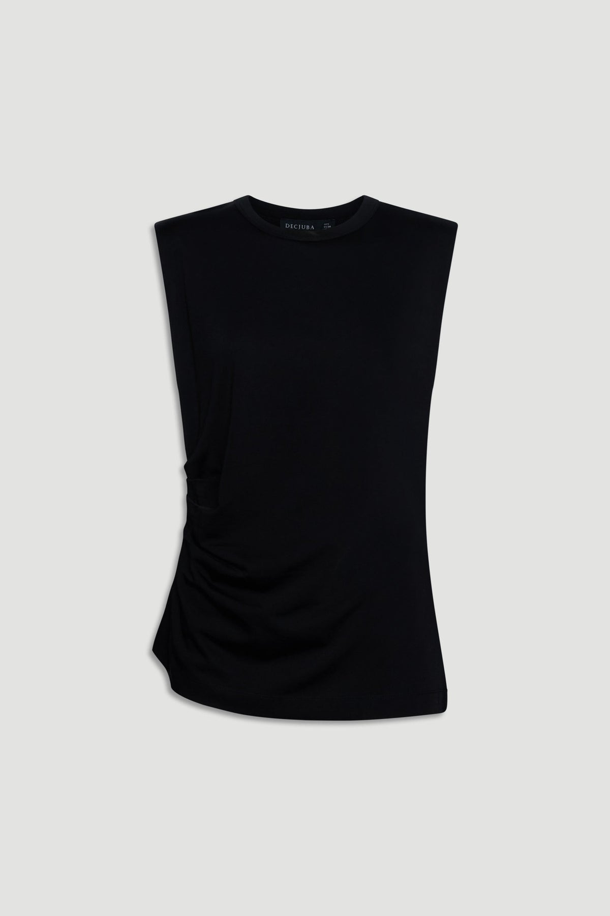 Ella Shoulder Pad Ruched Tank