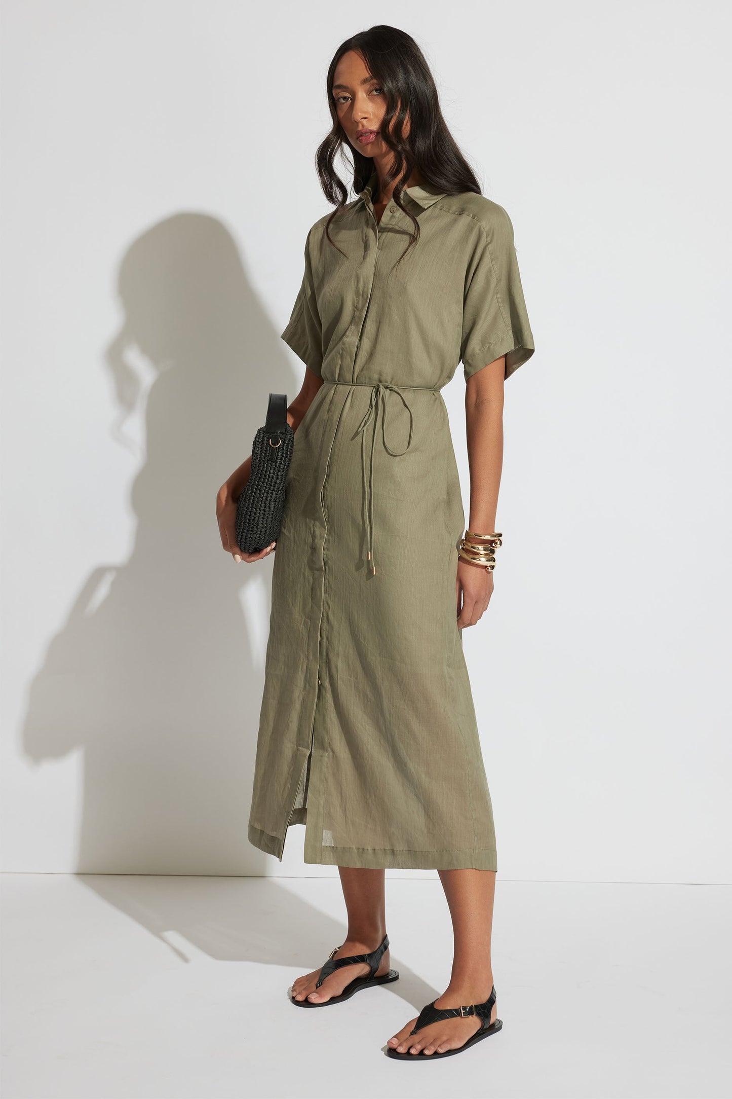 Remi Maxi Shirt Dress