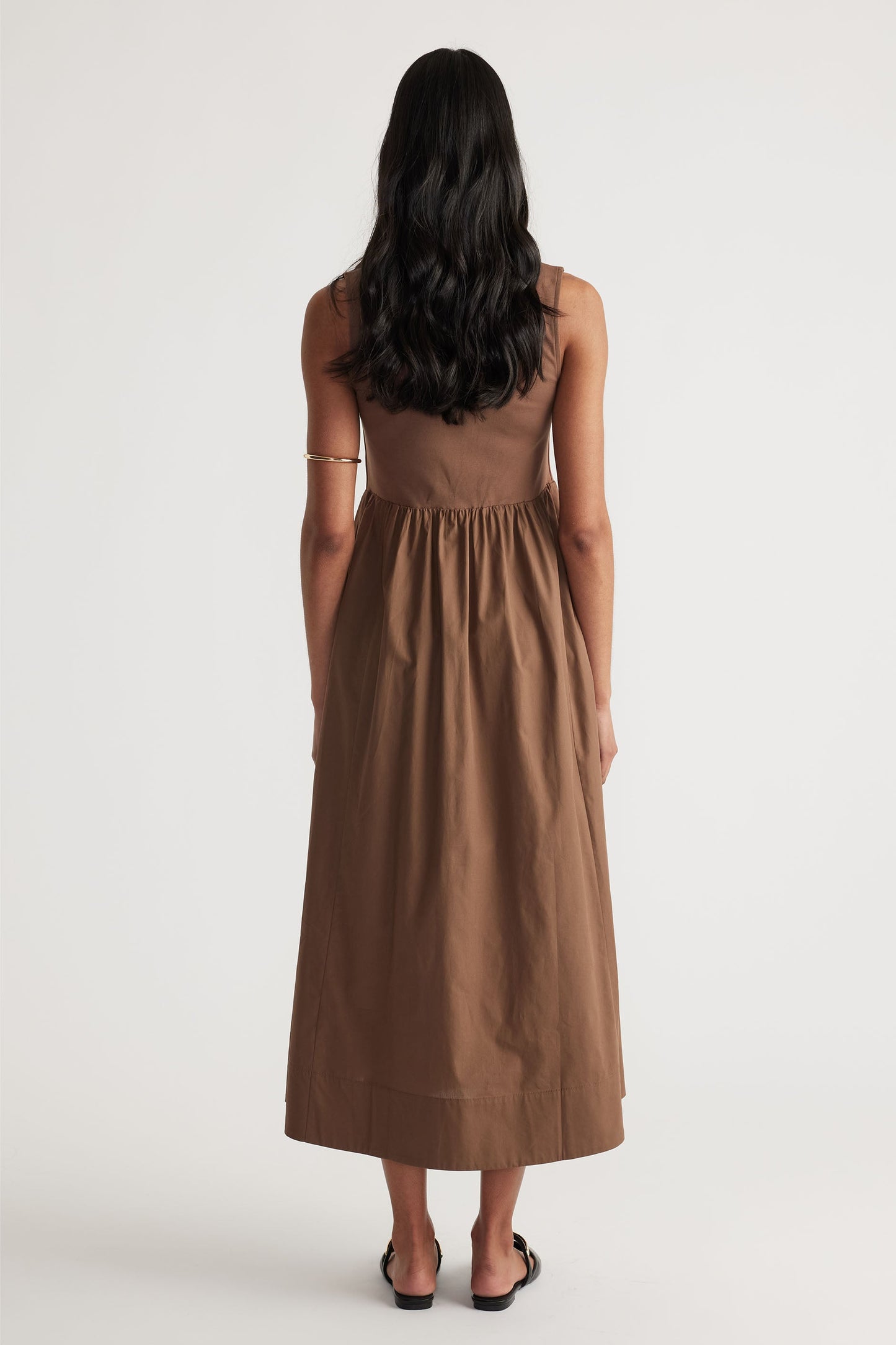 Lucie Spliced Midi Dress