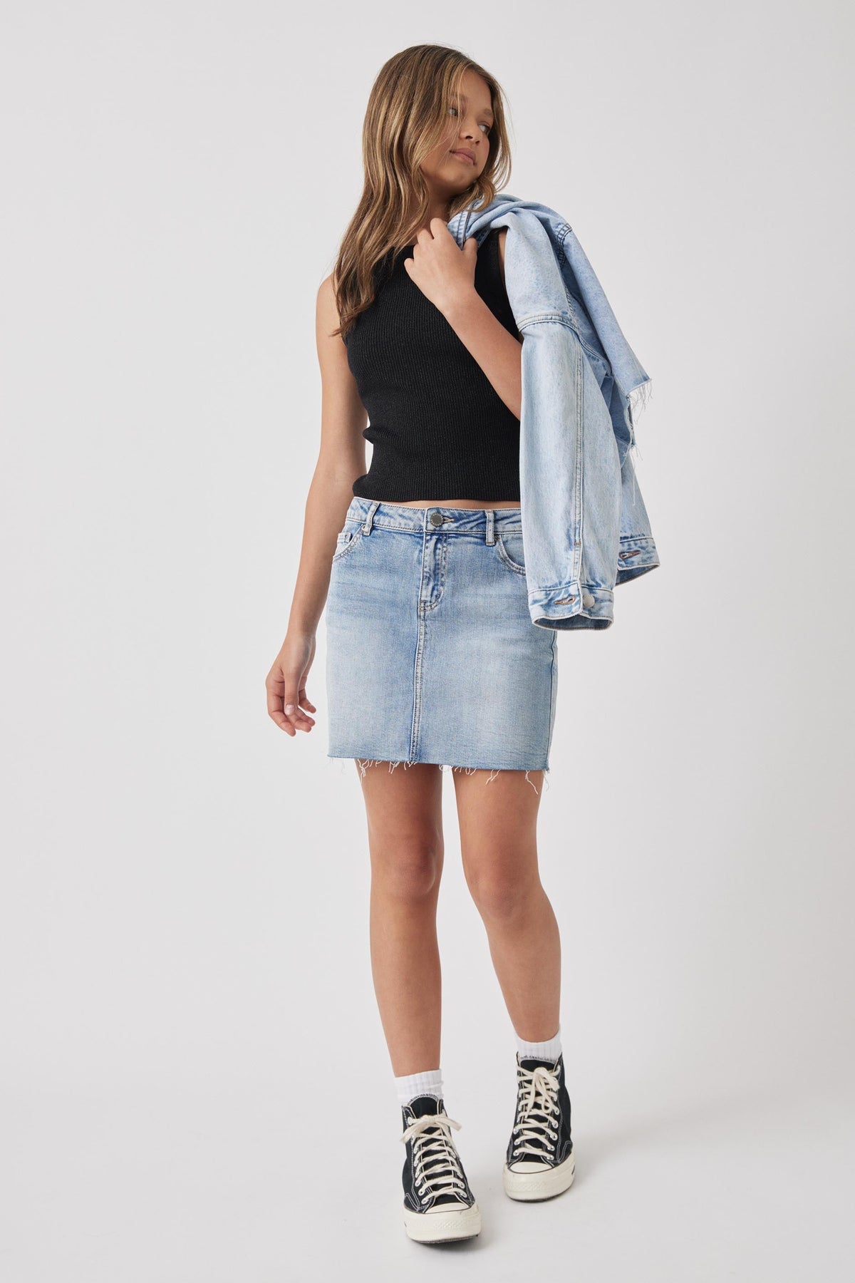 Girls Fern Metallic Tank