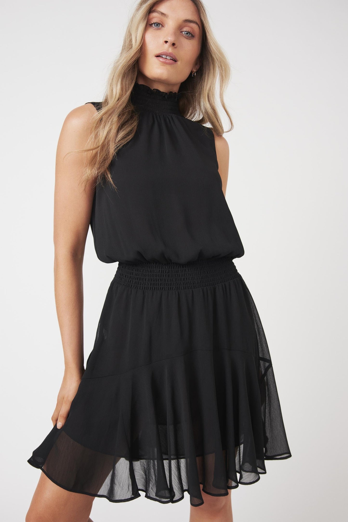 Erica Shirred Waist Dress