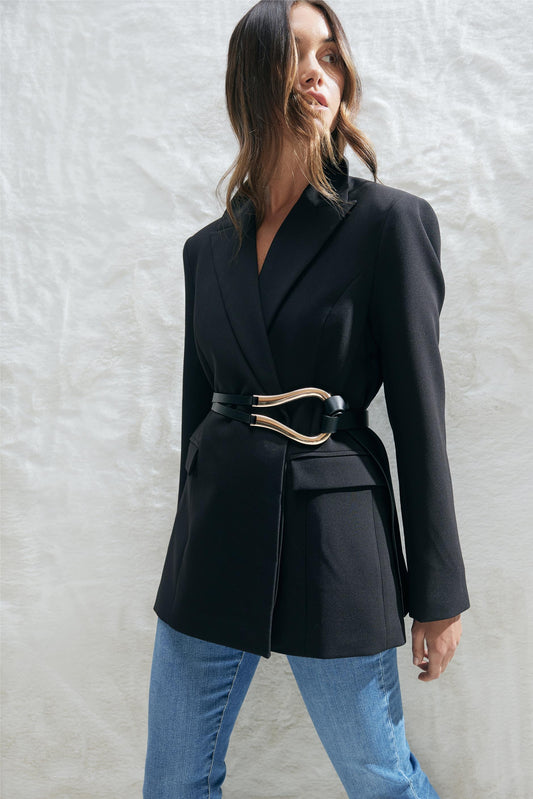 Inez Asymmetric Blazer