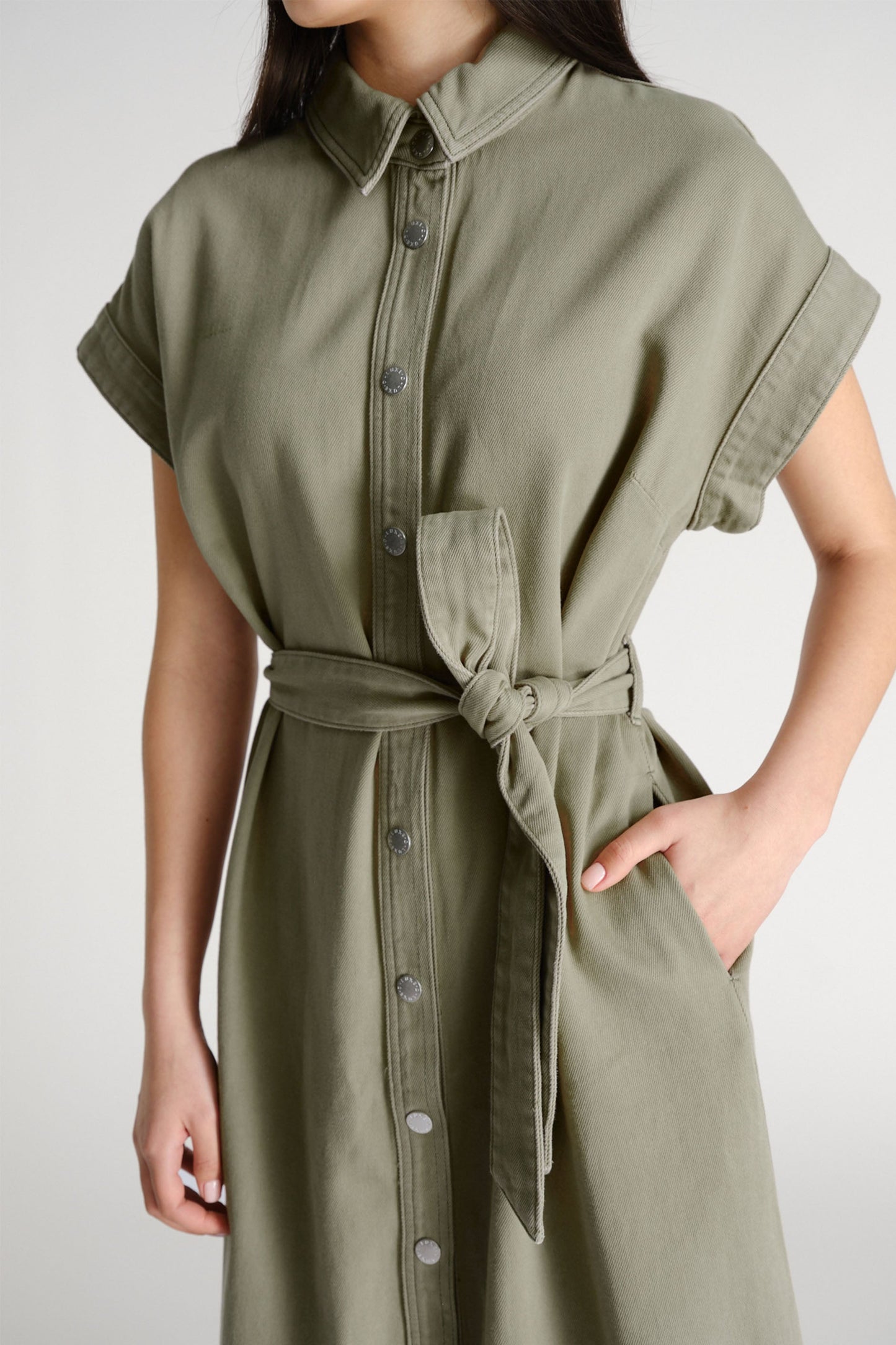 D-Luxe Denim Maxi Dress