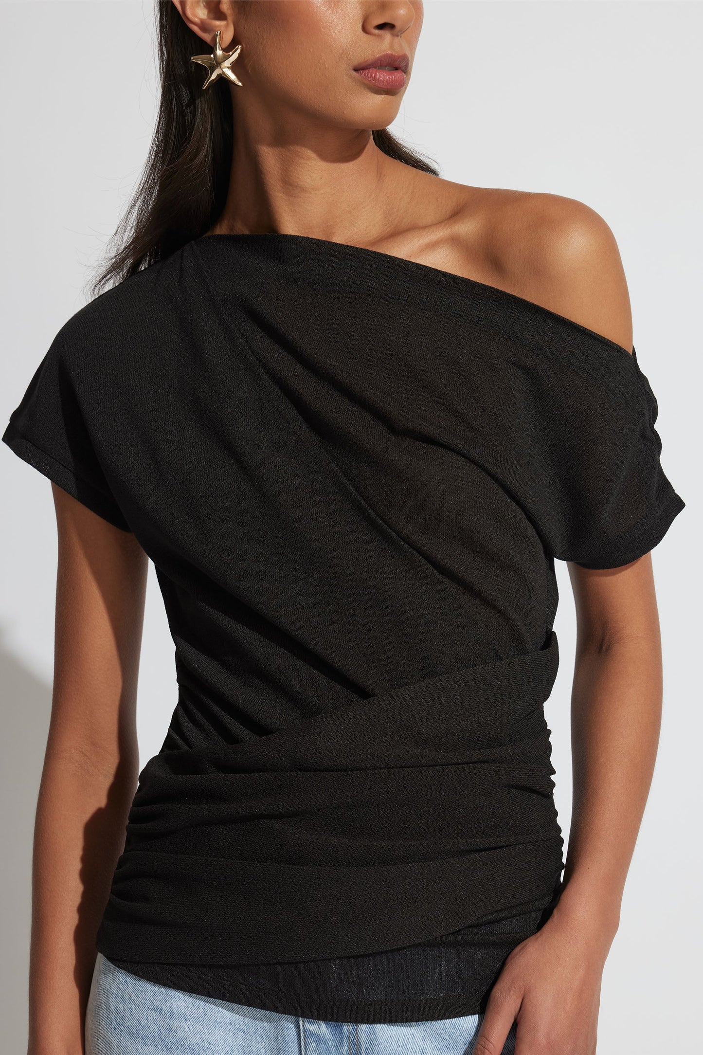 Ruby Gathered Top