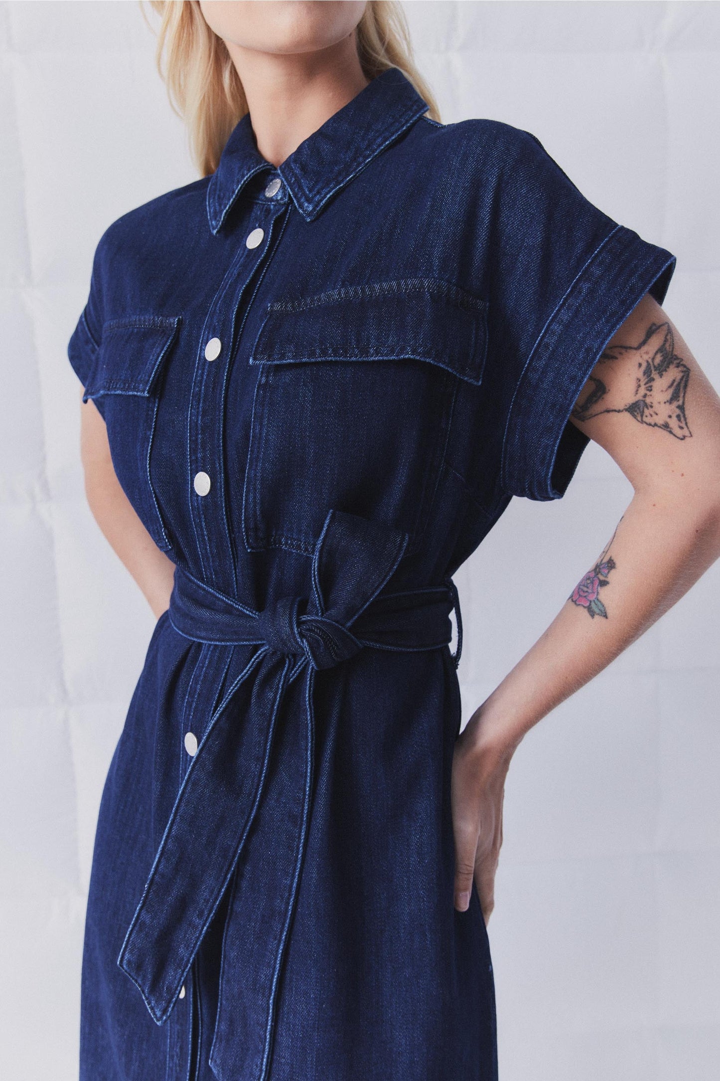 D-Luxe Denim Maxi Dress