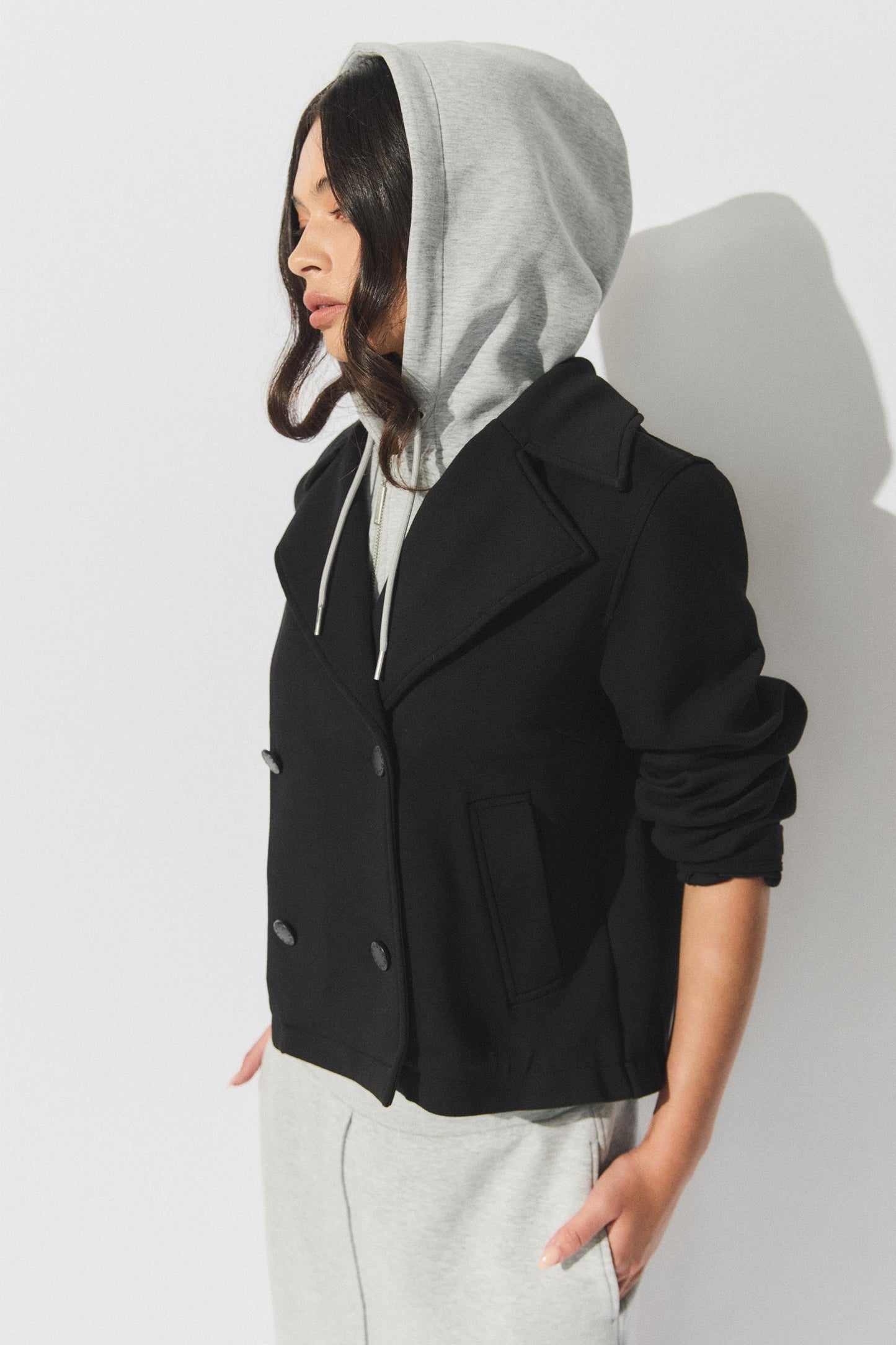 D-Luxe Neoprene Hooded Jacket
