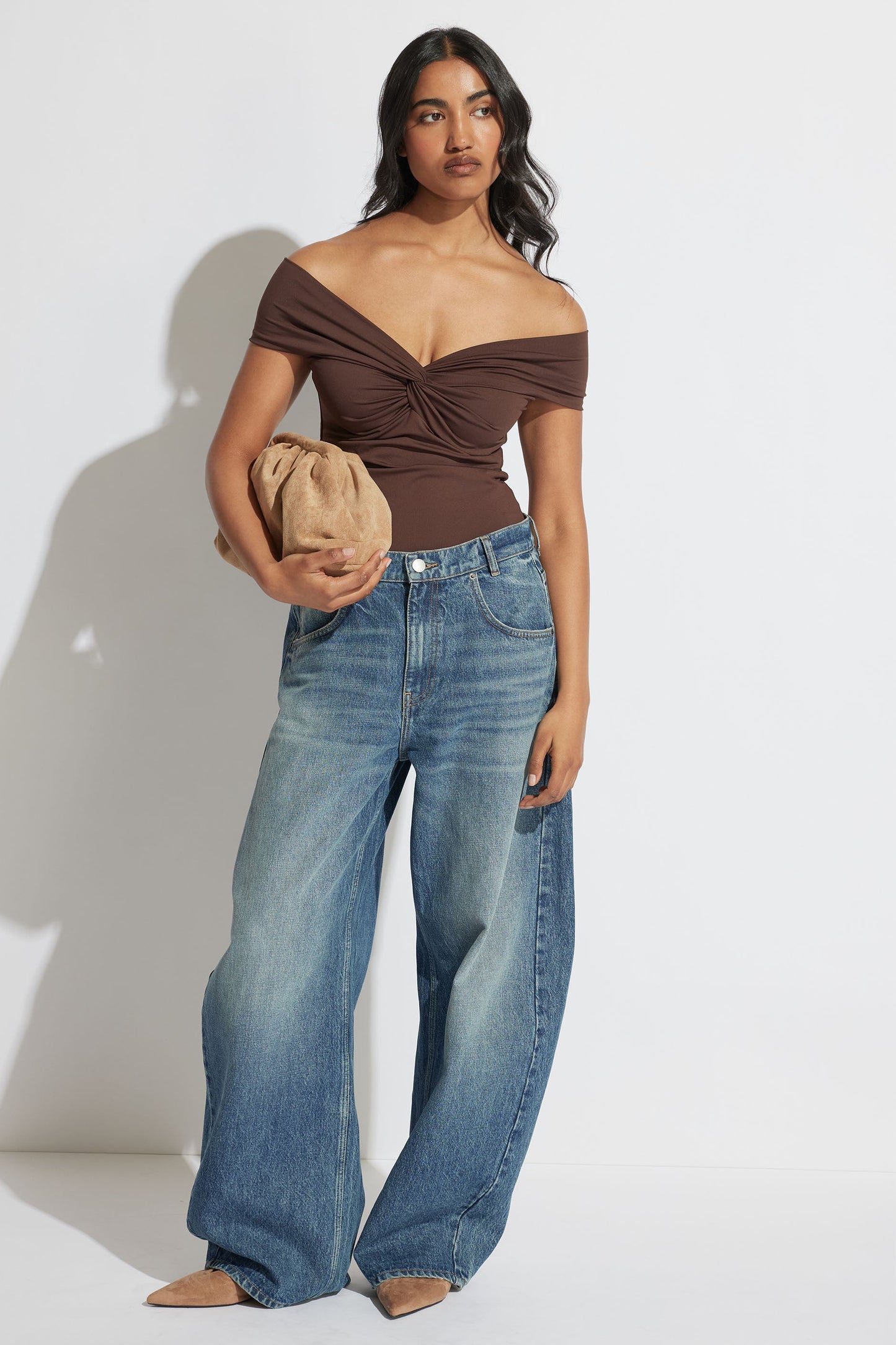 Amy Off Shoulder Twist Top
