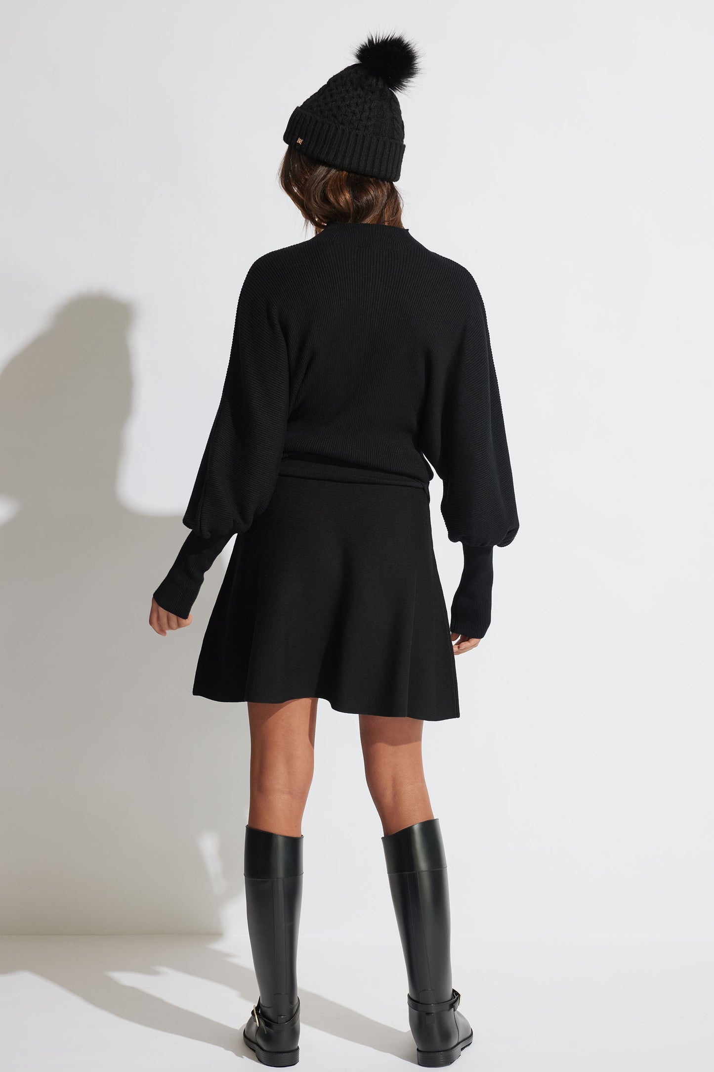 Paiton A Line Knit Mini Skirt