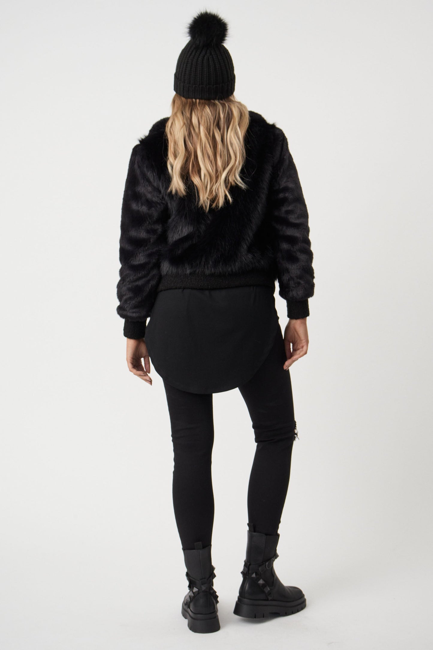Alaska Faux Fur Bomber Jacket
