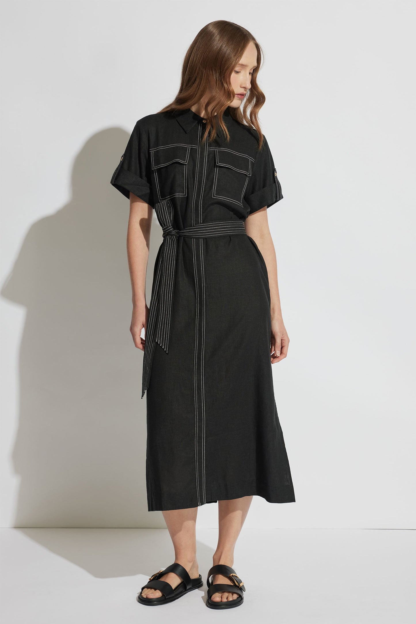 Meg Midi Shirt Dress