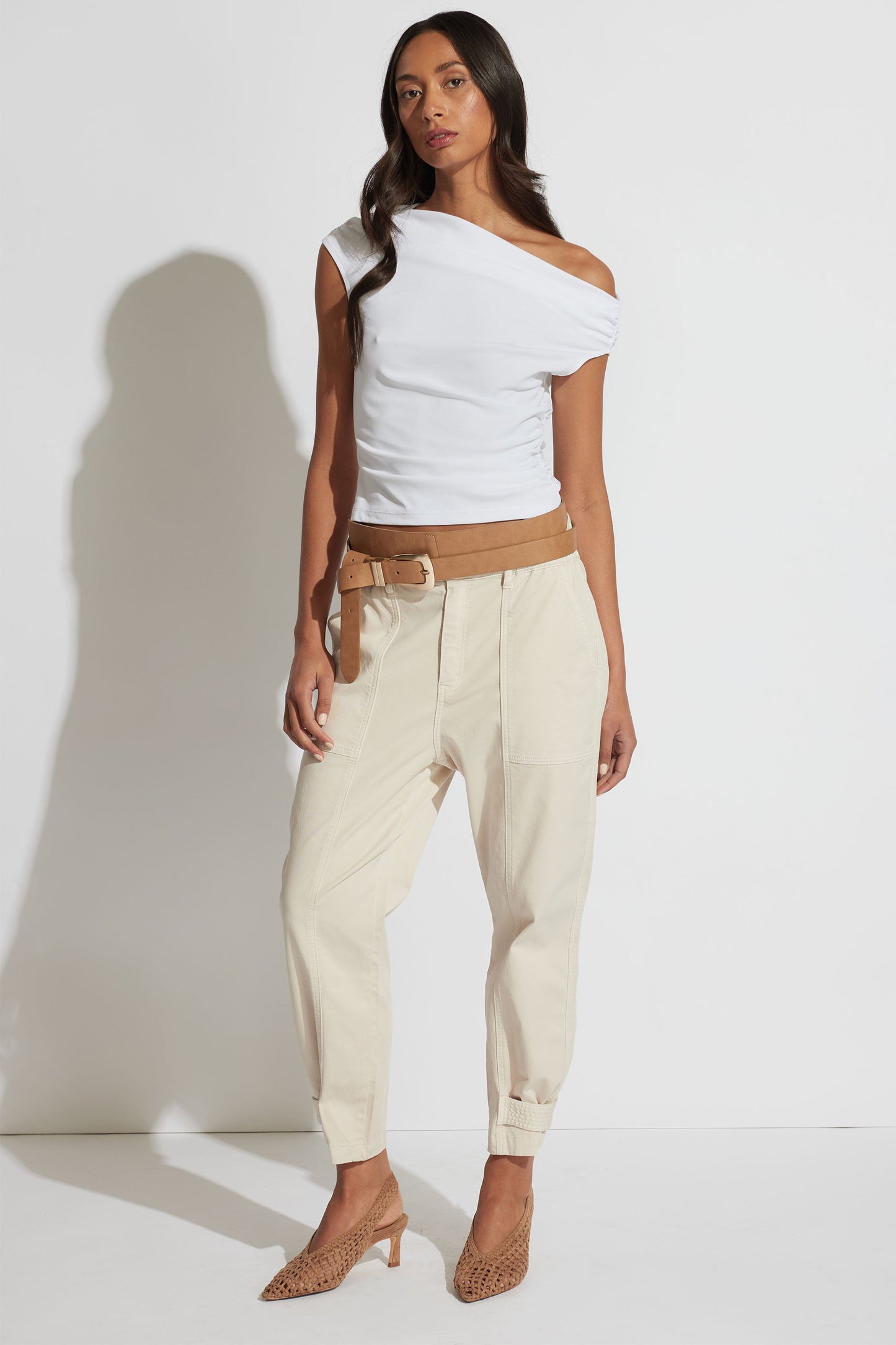 Ally Tipped Shoulder Top