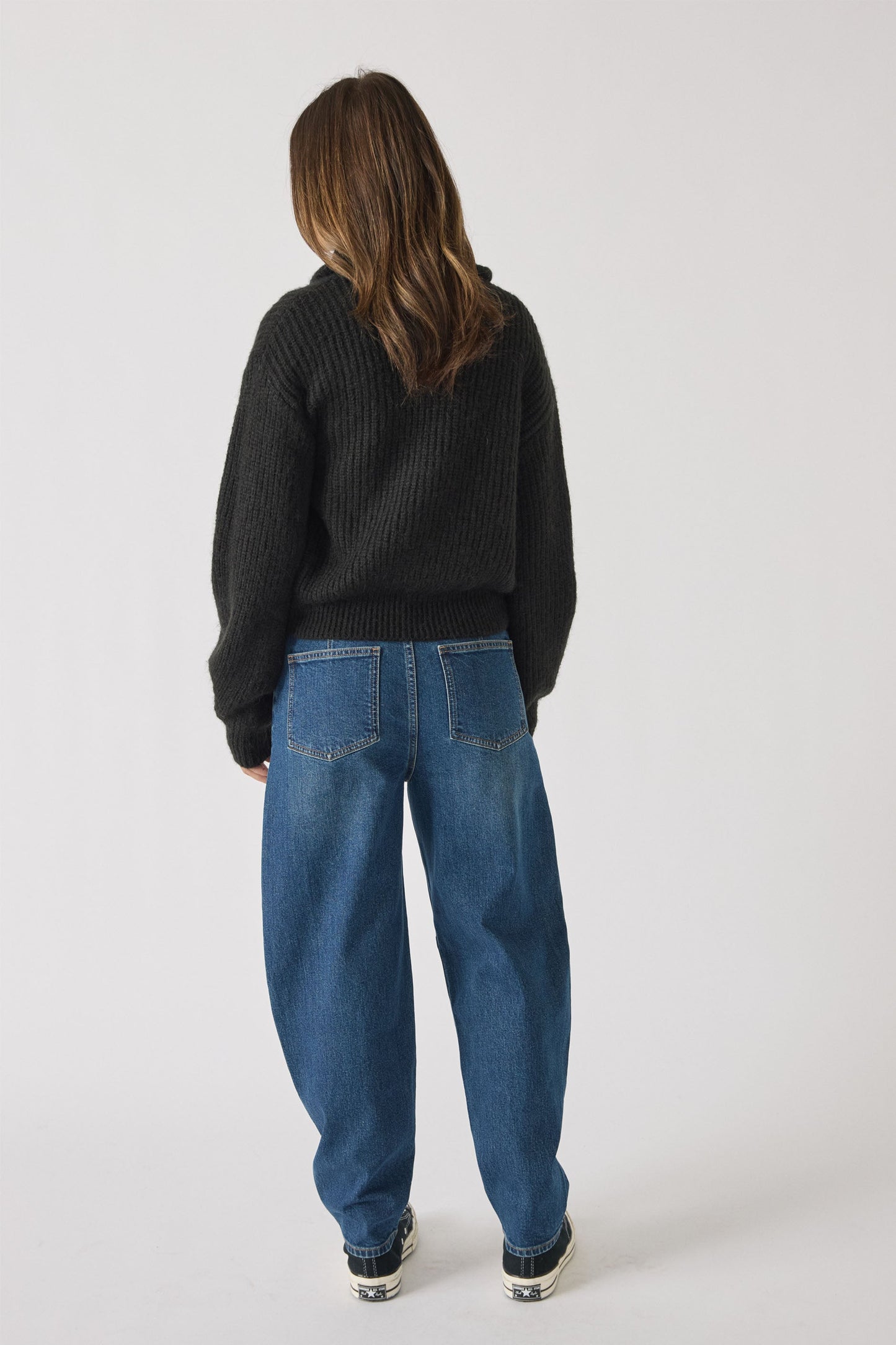 Girls Indi Zip Through Knit