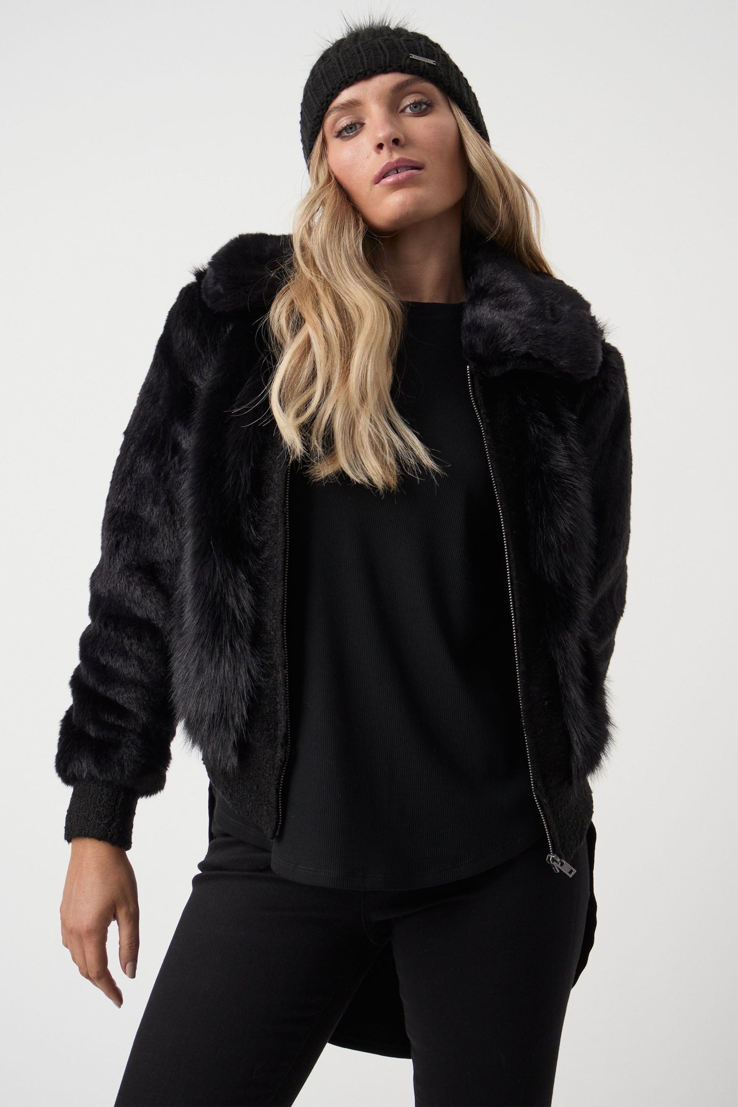 Alaska Faux Fur Bomber Jacket