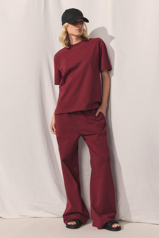 D-Luxe Mock Neck Boxy Tee