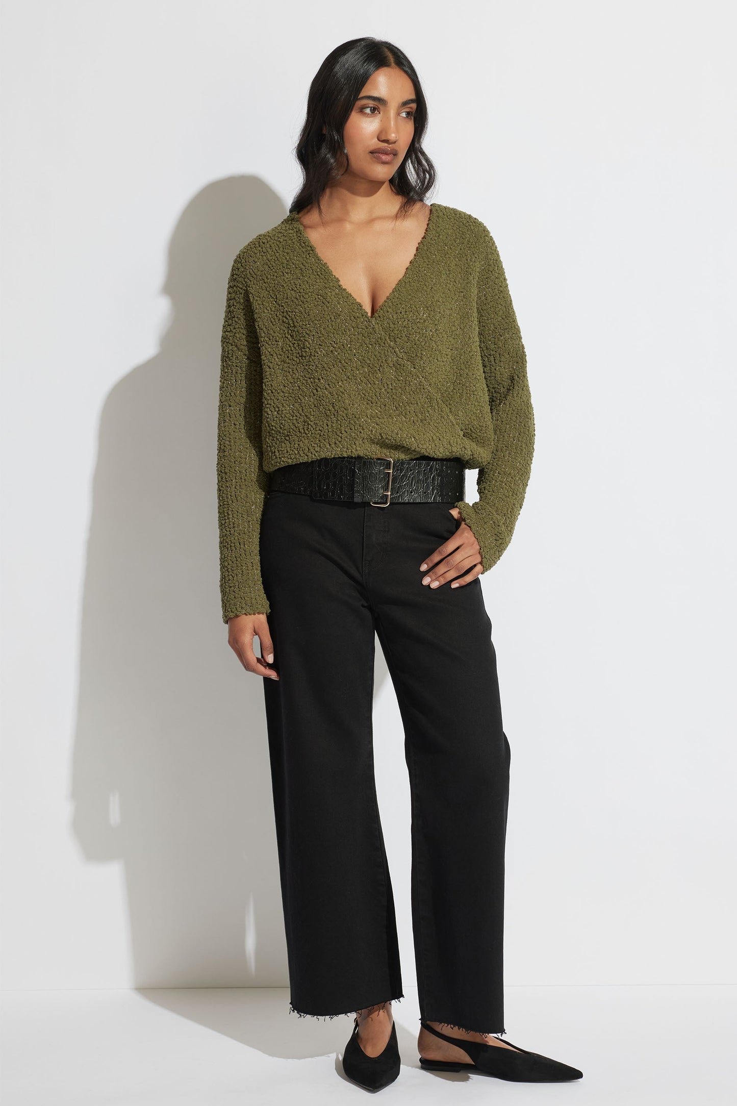 Delta Lurex Twist Jumper