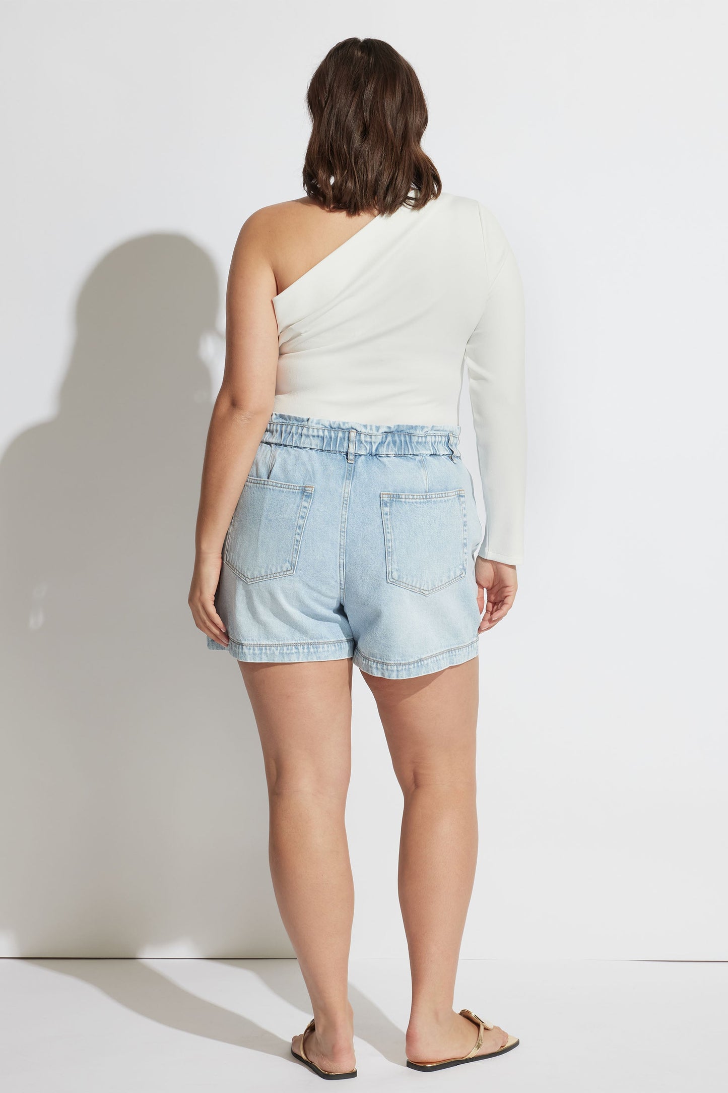 Tatiana Paperbag Denim Short
