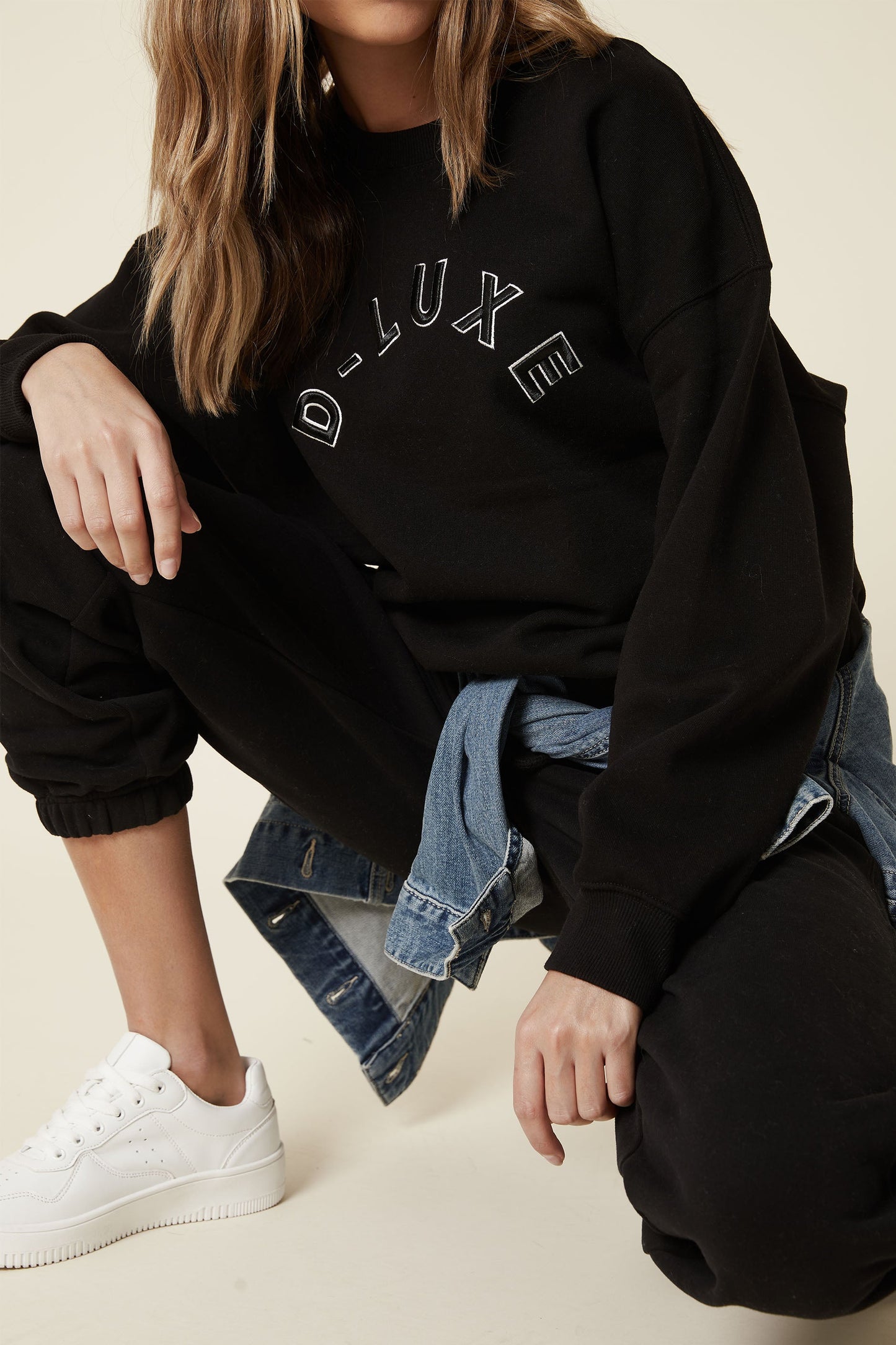 D-Luxe Embroidered Sweat