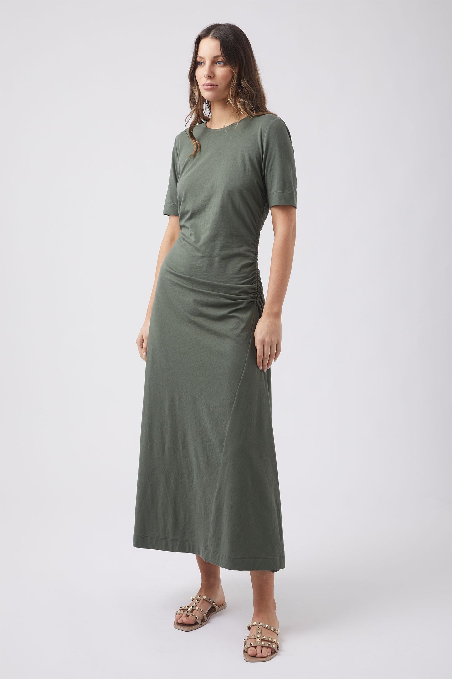 Bronte Short Sleeve Midi Dress