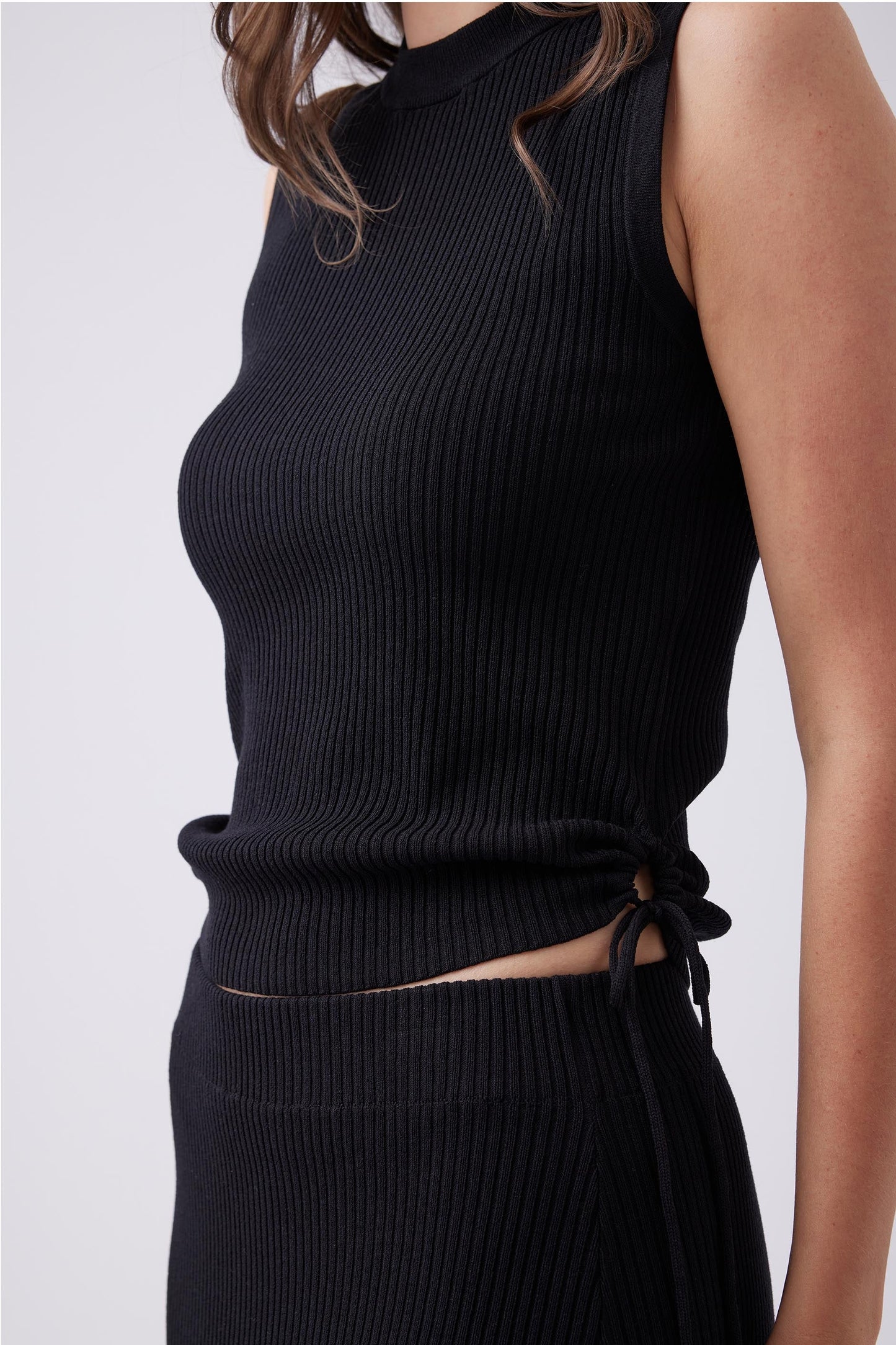 Hazel Side Tie Knit Tank