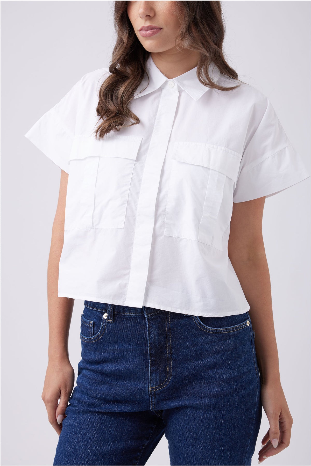 Shae Crop Shirt