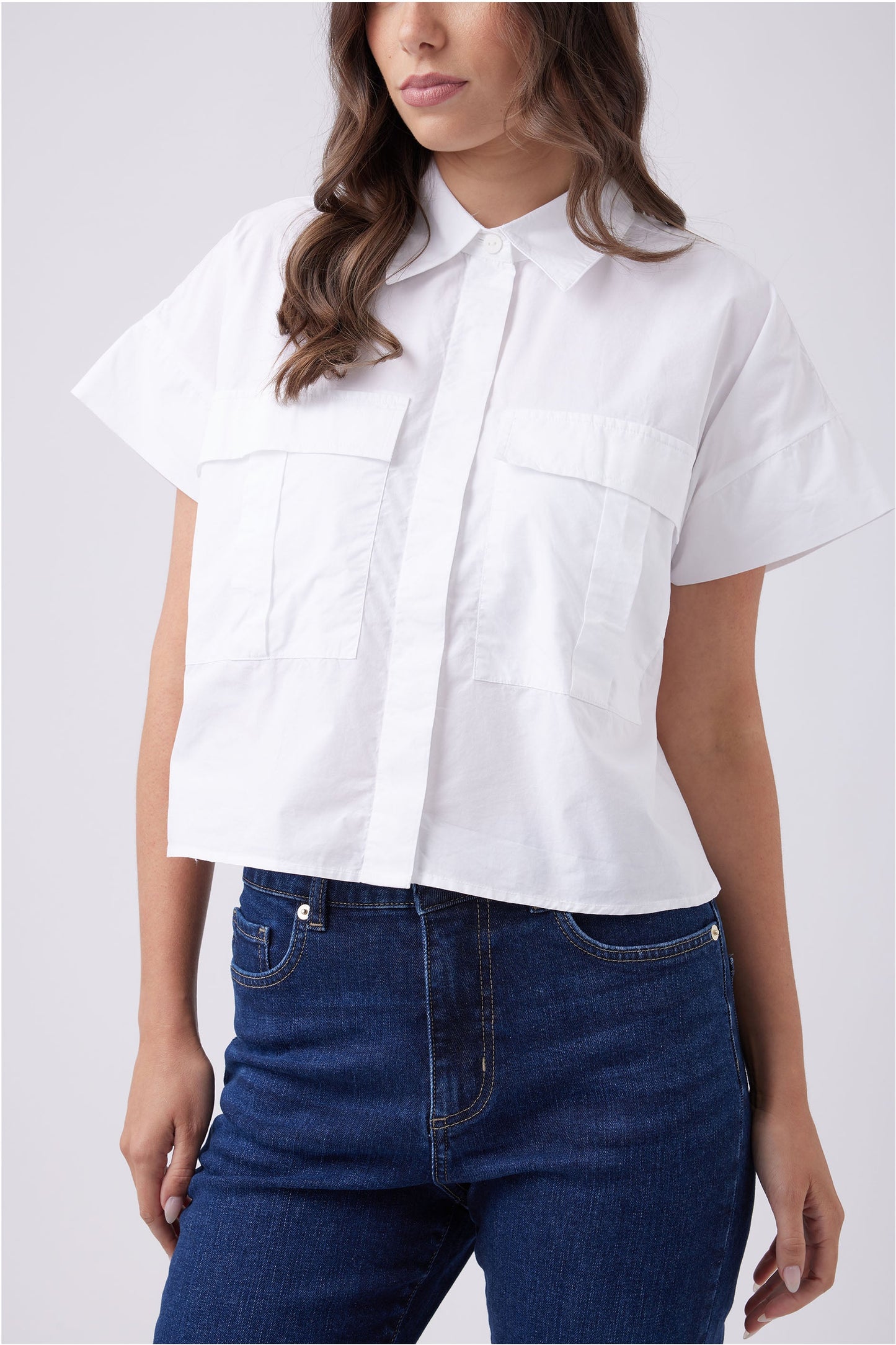 Shae Crop Shirt