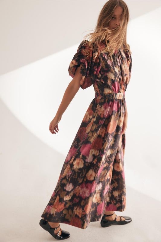 Kim Drawstring Midi Dress
