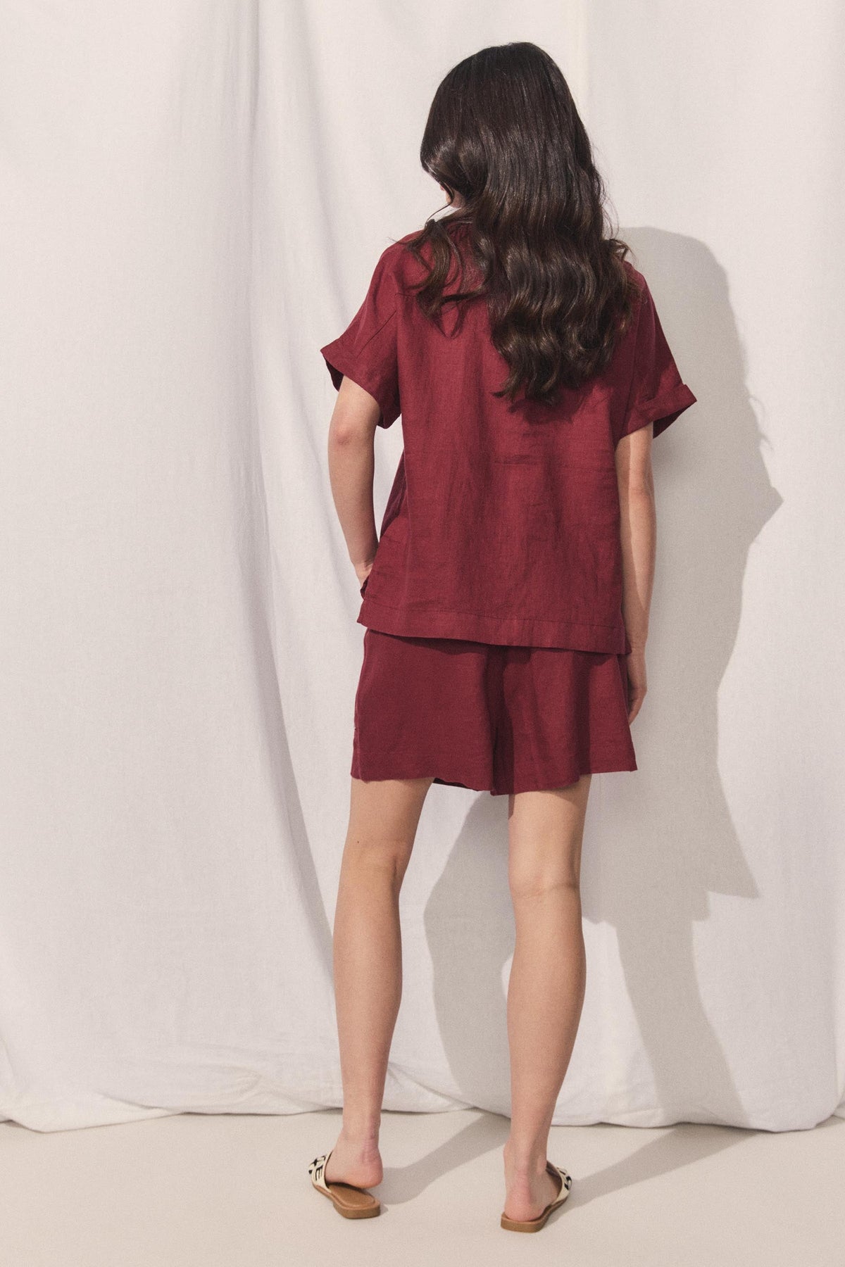 D-Luxe Pocket Linen Shirt