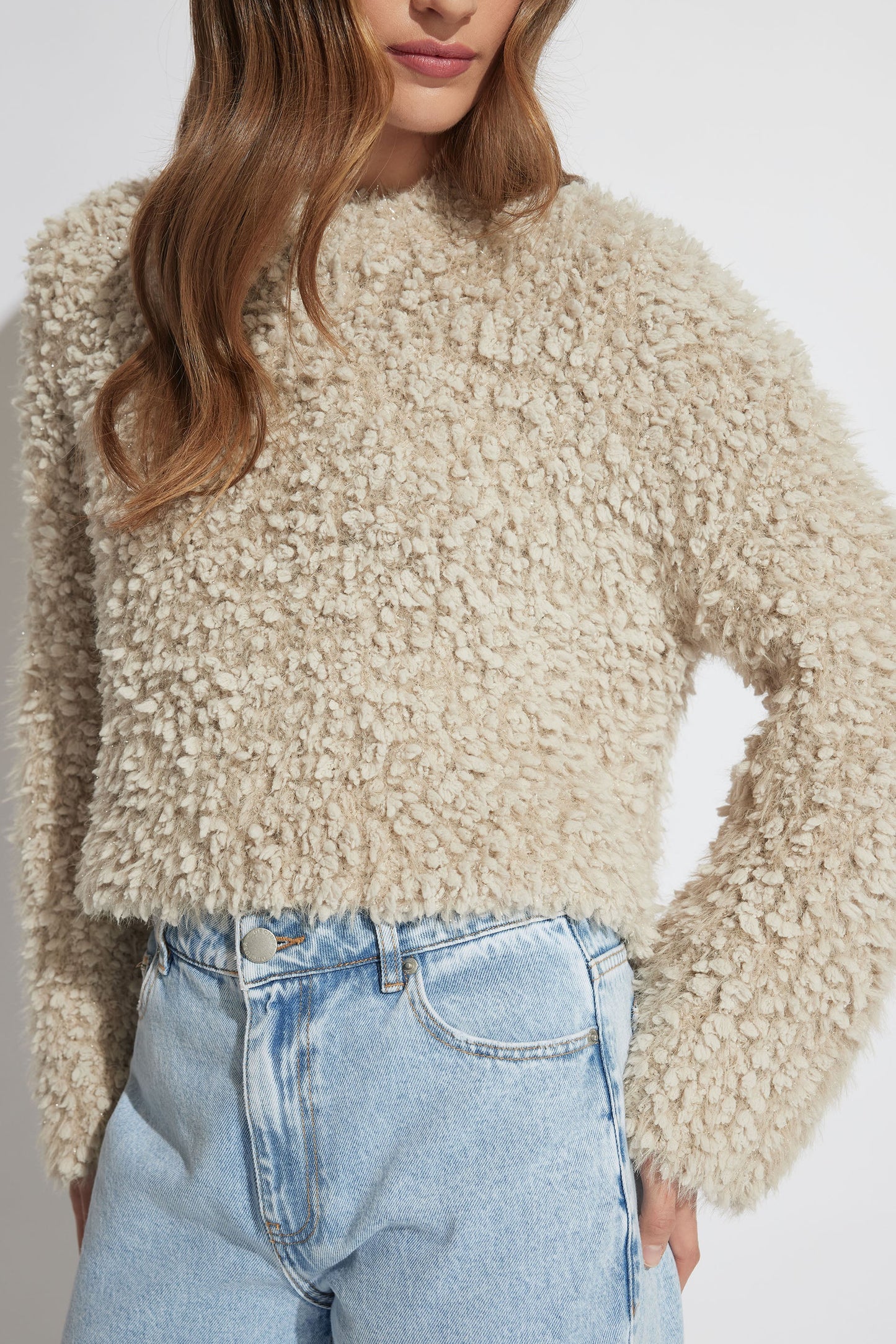Marley Lurex Fluffy Jumper