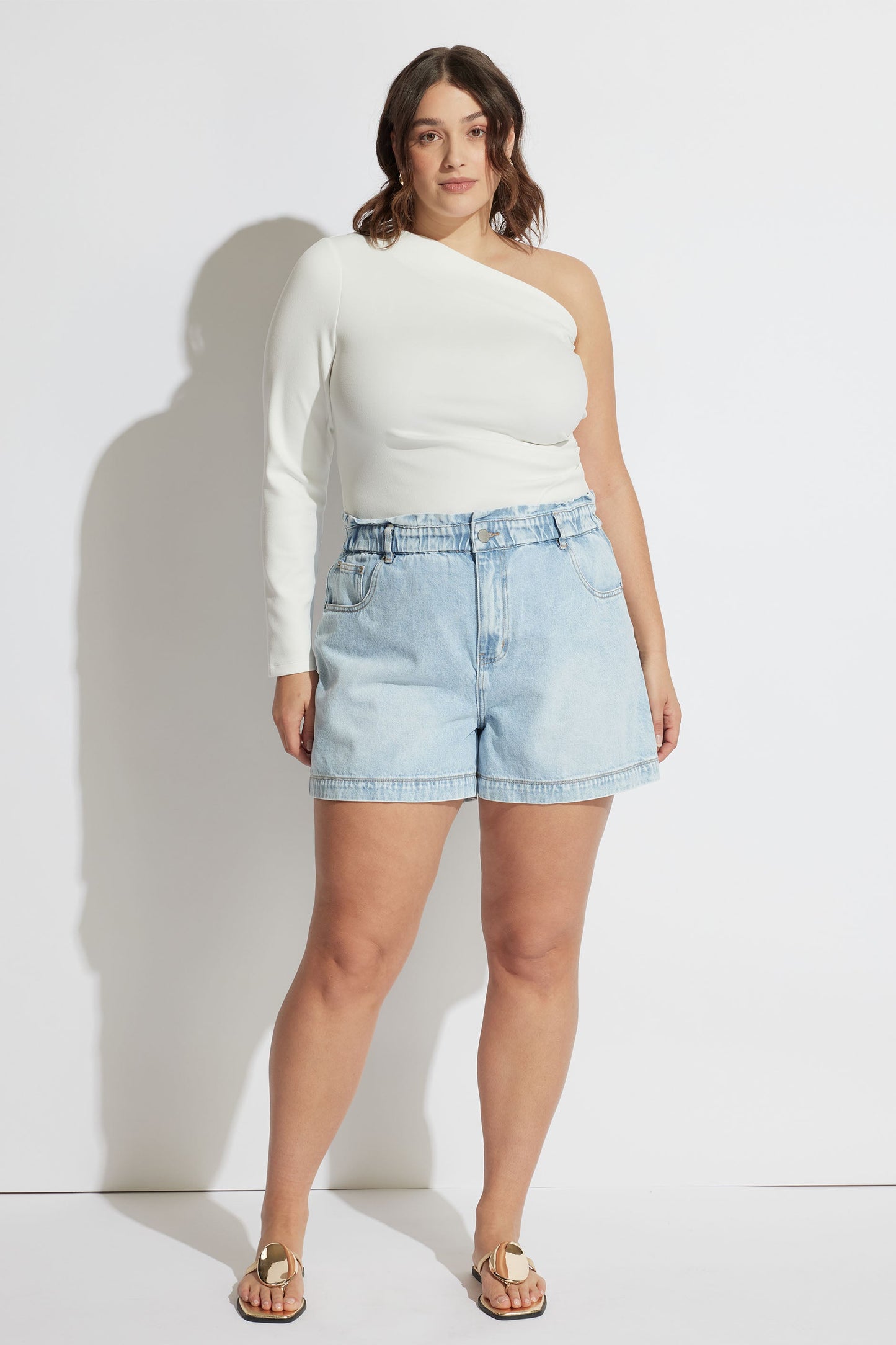 Tatiana Paperbag Denim Short