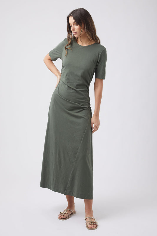 Bronte Short Sleeve Midi Dress