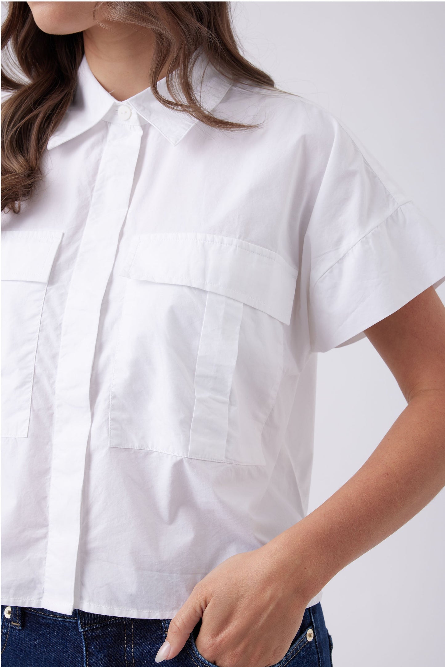Shae Crop Shirt