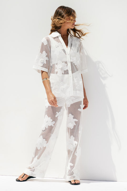 Elaine Emboridered Pant